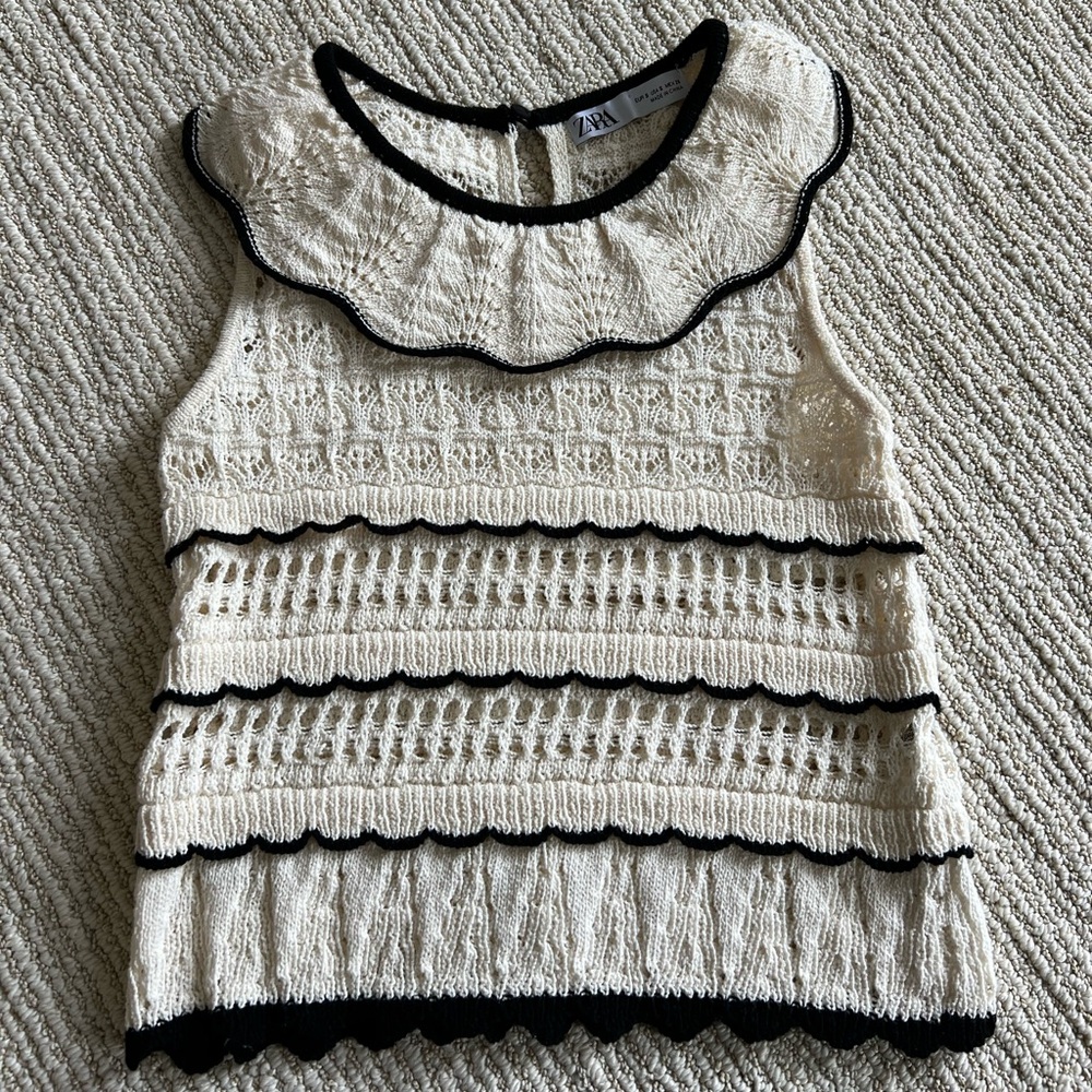 Zara Crochet Tank